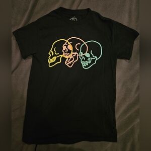 Triple Skull Graphic Tee